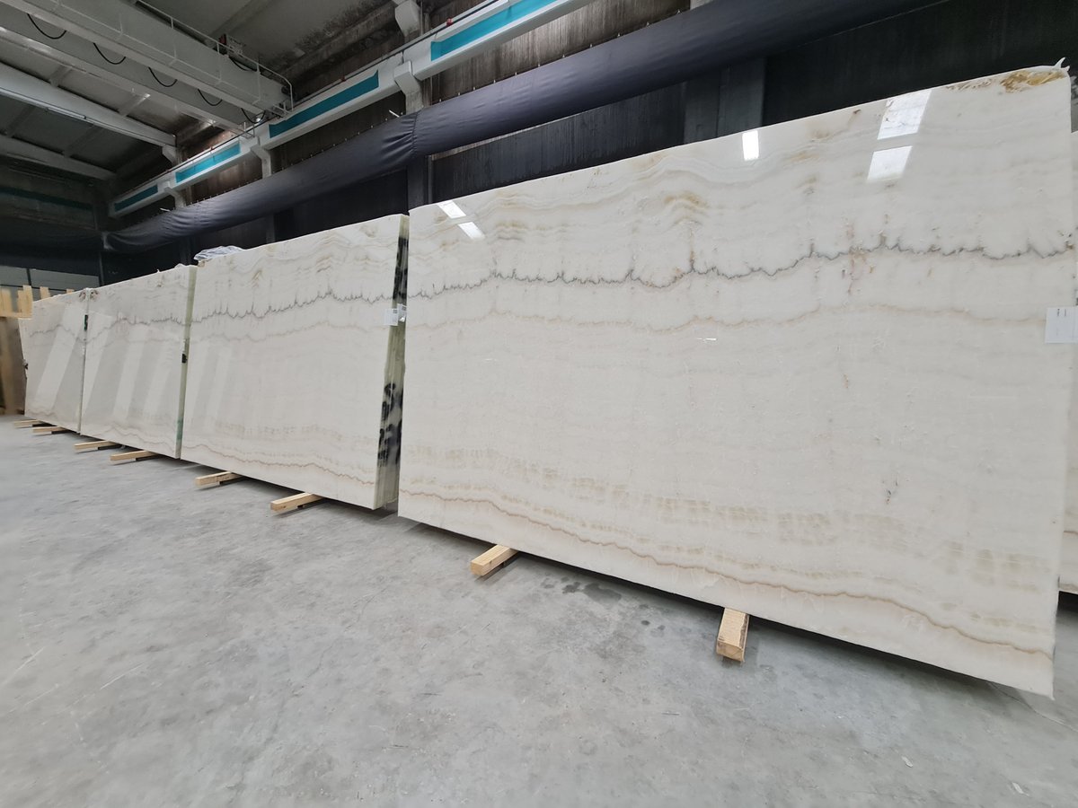 Close-up texture of White Onyx from Unknown